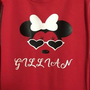 Custom made by me , Minnie Mouse tank top